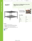 Regency Space Solutions 460B3636K22 Specsheet Regency Space Solutions 460B3636K22 Specsheet