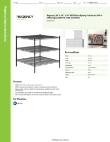 Regency Space Solutions 460B3636K33 Specsheet Regency Space Solutions 460B3636K33 Specsheet