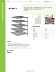Regency Space Solutions 460B3636K55 Specsheet