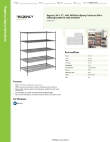 Regency Space Solutions 460B3672K85 Specsheet Regency Space Solutions 460B3672K85 Specsheet