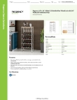 Regency Space Solutions 460C1424WSH54WOOD Specsheet