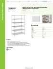 Regency Space Solutions 460C3060K96 Specsheet Regency Space Solutions 460C3060K96 Specsheet