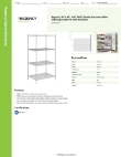 Regency Space Solutions 460C3648K94 Specsheet Regency Space Solutions 460C3648K94 Specsheet