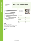 Regency Space Solutions 460C3672K54 Specsheet Regency Space Solutions 460C3672K54 Specsheet