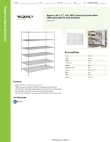 Regency Space Solutions 460C3672K96 Specsheet Regency Space Solutions 460C3672K96 Specsheet