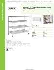 Regency Space Solutions 460C3672KM64 Specsheet Regency Space Solutions 460C3672KM64 Specsheet