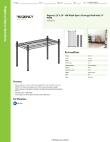 Regency Space Solutions 460EB1224K11 Specsheet Regency Space Solutions 460EB1224K11 Specsheet