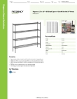 Regency Space Solutions 460EB1260K54 Specsheet