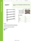 Regency Space Solutions 460EB1260K75 Specsheet