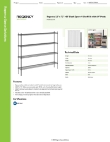 Regency Space Solutions 460EB1272K64 Specsheet Regency Space Solutions 460EB1272K64 Specsheet