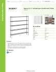 Regency Space Solutions 460EB1272K75 Specsheet