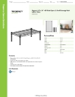 Regency Space Solutions 460B1424D81 Specsheet