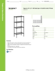 Regency Space Solutions 460EB1424K54 Specsheet