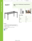 Regency Space Solutions 460EB1430K11 Specsheet