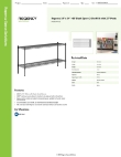 Regency Space Solutions 460EB1454K22 Specsheet