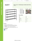 Regency Space Solutions 460EB1454K55 Specsheet Regency Space Solutions 460EB1454K55 Specsheet