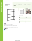 Regency Space Solutions 460EB1454K85 Specsheet Regency Space Solutions 460EB1454K85 Specsheet