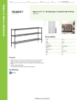 Regency Space Solutions 460EB1472K33 Specsheet