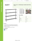 Regency Space Solutions 460EB1472K64 Specsheet