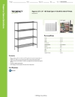 Regency Space Solutions 460EB1854K64 Specsheet Regency Space Solutions 460EB1854K64 Specsheet