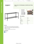 Regency Space Solutions 460EB1860K22 Specsheet