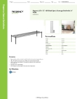 Regency Space Solutions 460EB1872K11 Specsheet