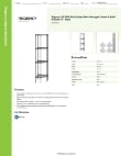 Regency Space Solutions 460EB18CKT Specsheet Regency Space Solutions 460EB18CKT Specsheet