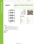 Regency Space Solutions 460EB2124K65 Specsheet Regency Space Solutions 460EB2124K65 Specsheet