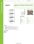 Regency Space Solutions 460EB2124K74 Specsheet