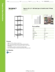 Regency Space Solutions 460EB2124K75 Specsheet Regency Space Solutions 460EB2124K75 Specsheet