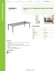 Regency Space Solutions 460EB2154K14 Specsheet Regency Space Solutions 460EB2154K14 Specsheet