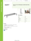 Regency Space Solutions 460EB2160K81 Specsheet Regency Space Solutions 460EB2160K81 Specsheet