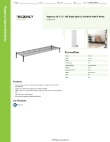 Regency Space Solutions 460EB2172K81 Specsheet Regency Space Solutions 460EB2172K81 Specsheet