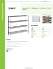 Regency Space Solutions 460EB2172K64 Specsheet Regency Space Solutions 460EB2172K64 Specsheet