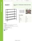 Regency Space Solutions 460EB2172K75 Specsheet