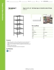 Regency Space Solutions 460EB2424K65 Specsheet