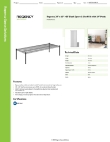 Regency Space Solutions 460EB2460K11 Specsheet Regency Space Solutions 460EB2460K11 Specsheet