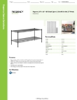 Regency Space Solutions 460EB2460K22 Specsheet