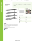 Regency Space Solutions 460EB2460K54 Specsheet