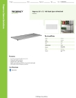 Regency Space Solutions 460EB3072 Specsheet Regency Space Solutions 460EB3072 Specsheet