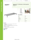Regency Space Solutions 460B3072D81 Specsheet