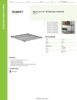 Regency Space Solutions 460EB3636 Specsheet Regency Space Solutions 460EB3636 Specsheet