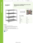 Regency Space Solutions 460EB3654K64 Specsheet Regency Space Solutions 460EB3654K64 Specsheet