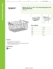 Regency Space Solutions 460EC19118BSK Specsheet Regency Space Solutions 460EC19118BSK Specsheet