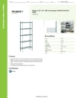 Regency Space Solutions 460EG1236K85 Specsheet