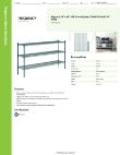 Regency Space Solutions 460EG1460K33 Specsheet