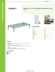 Regency Space Solutions 460EG2142K81 Specsheet Regency Space Solutions 460EG2142K81 Specsheet