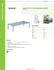 Regency Space Solutions 460EG2454K11 Specsheet Regency Space Solutions 460EG2454K11 Specsheet