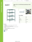 Regency Space Solutions 460EG3036K64 Specsheet Regency Space Solutions 460EG3036K64 Specsheet