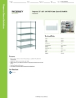 Regency Space Solutions 460EG3060K95 Specsheet Regency Space Solutions 460EG3060K95 Specsheet